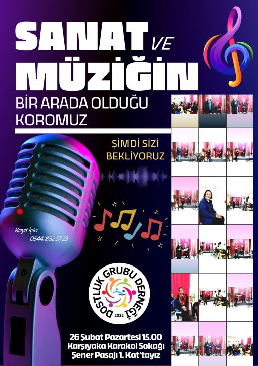 Türk Müziği Korosu Afişi